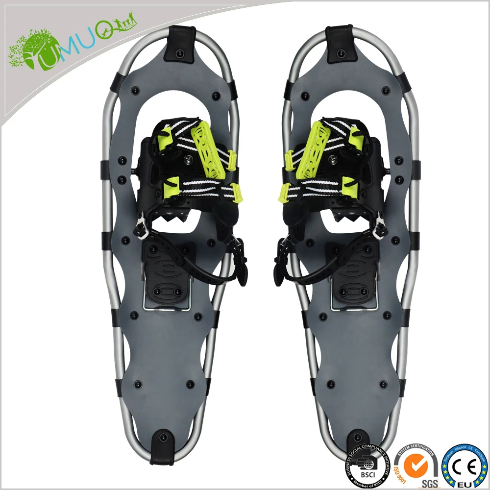 Yumuq Lightweight Aluminum Hiking Snowshoes With Hdpe Decking For Outdoor Winter Sports,Camping