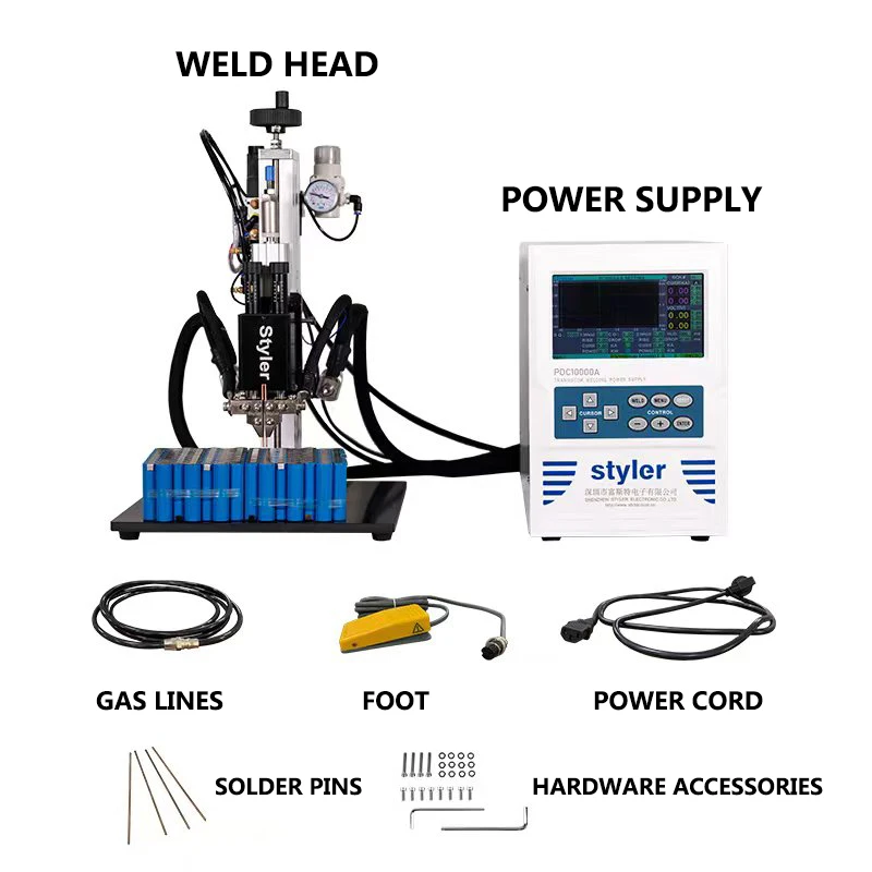 Top Quality Induction Welding Machine Mini Spot Welding Machine 18650 Battery Benchtop Lithium Ion Tack Welder