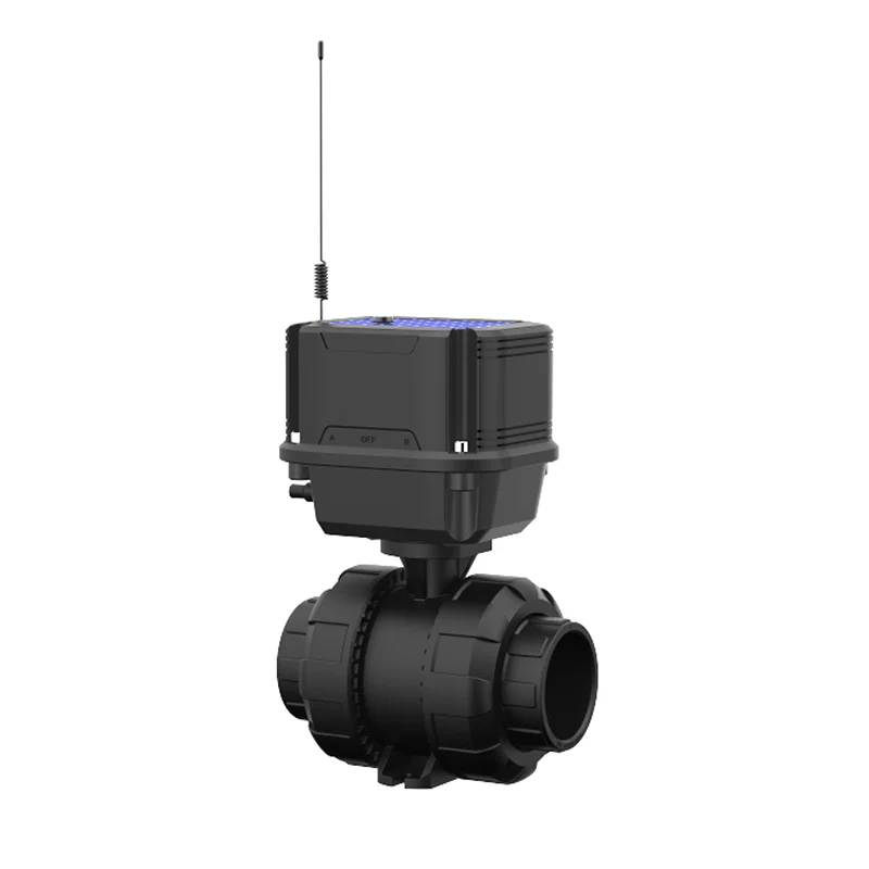 Solar Panel and Battery Operated LoRa 169 MHz 433 MHz 868 MHz Connected Smart Ball Valve