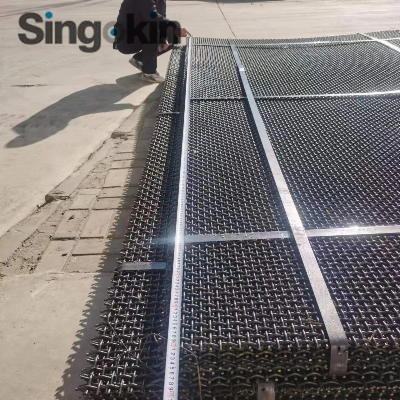 High Quality Anping Vibrating Screen Mesh for Coal Mine Square Hole Shape