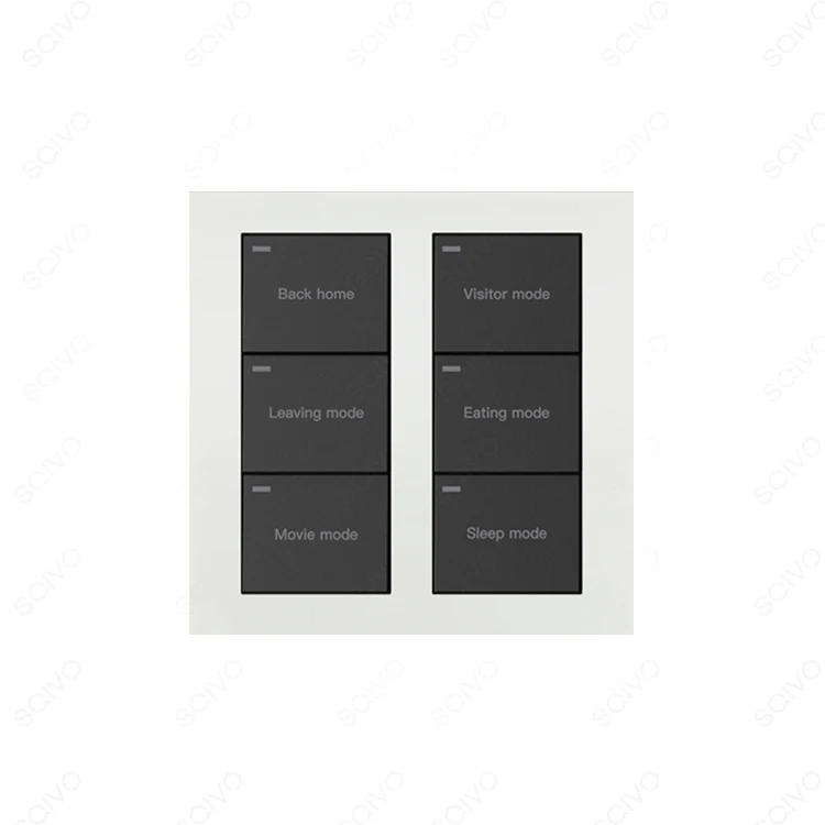 Беспроводной настенный выключатель SQIVO Smart Tuya Zigbee с магнитным