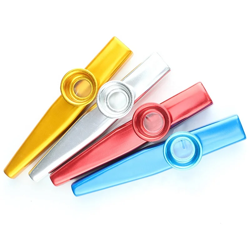 Professional Amazing Custom Kazoo Musical Instrument Hot Selling Kazoo Musical Toy  Ultralight Metal Kazoo Musical Instruments