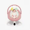 Lavender, U-shaped pillow toy holder, 18m power cord, remote con