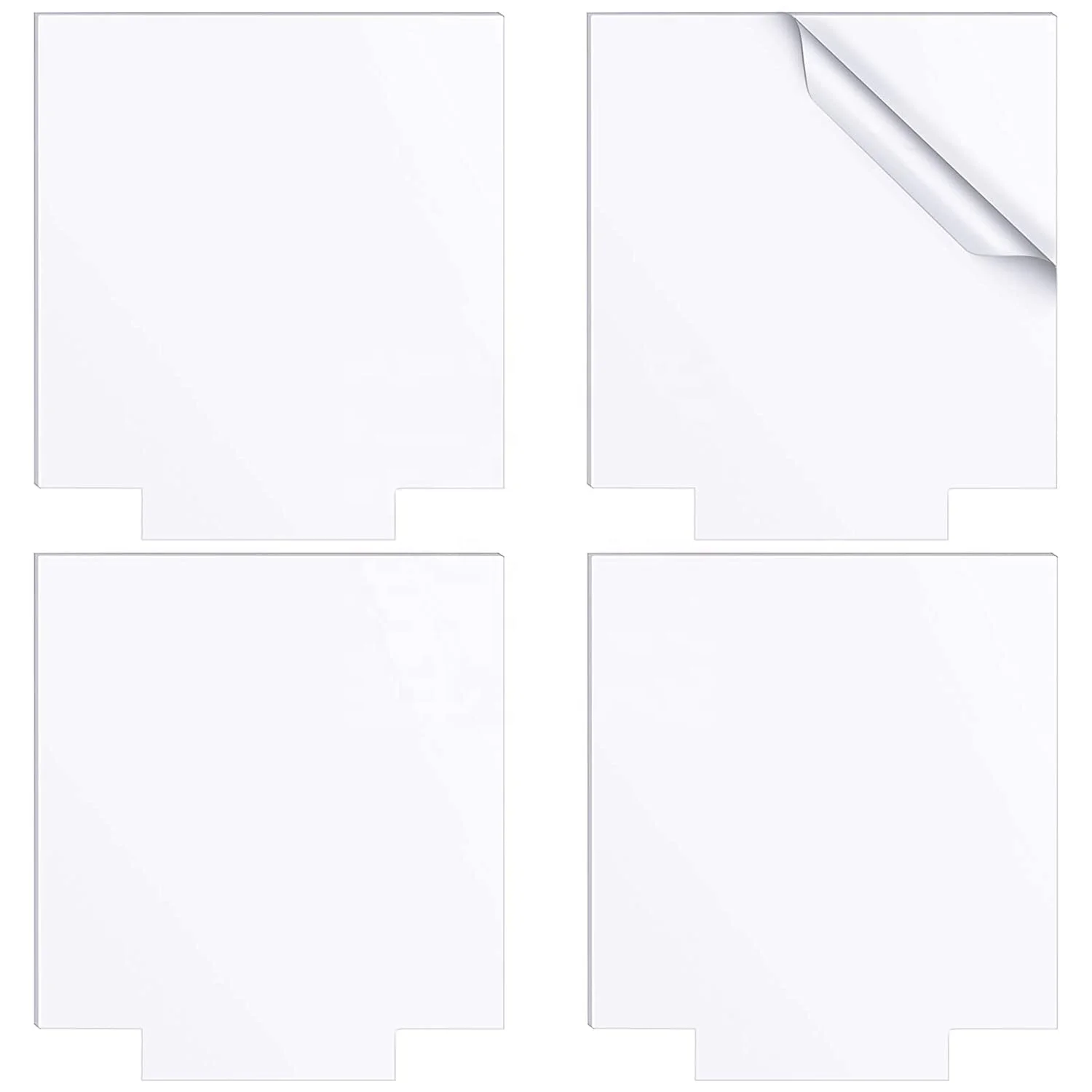 3mm Clear Cast Acrylic Paper Sizes Blanks A8 A7 A6 A5 A4 A3 A2 A1