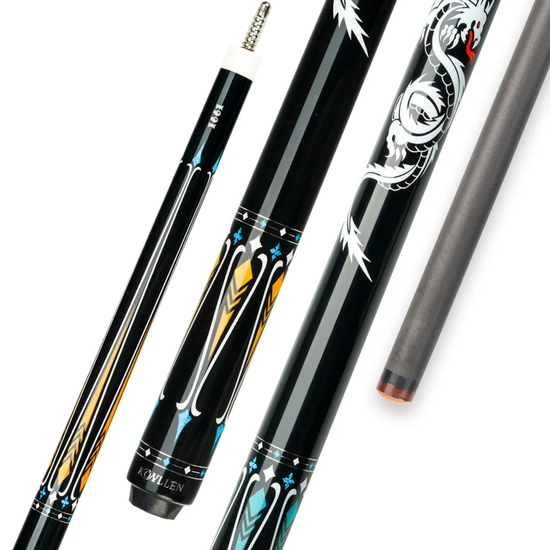 Бильярдный Кий KONLLEN из углеродного волокна 12 5 мм наконечник 3/8*8 радиальный штырь карбоновая технология бильярдный кий