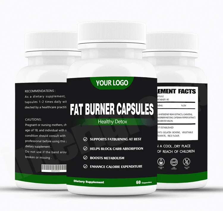 Natural Herbal Supplement Slimming Capsules Pills Slim Weight Loss Fat