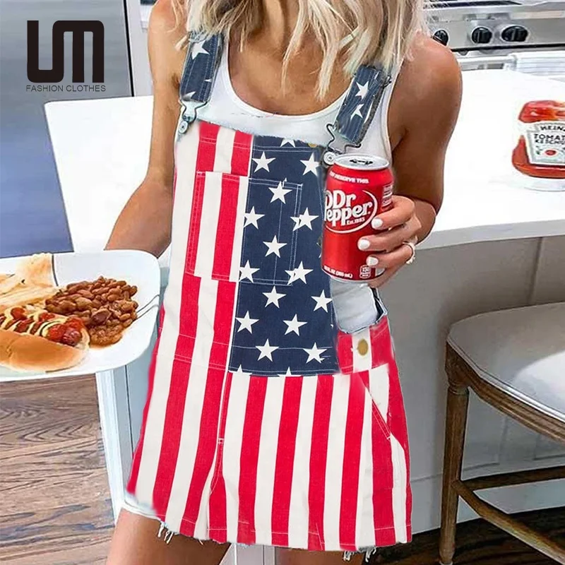 Jeans Pocket Overalls Denim Dress 