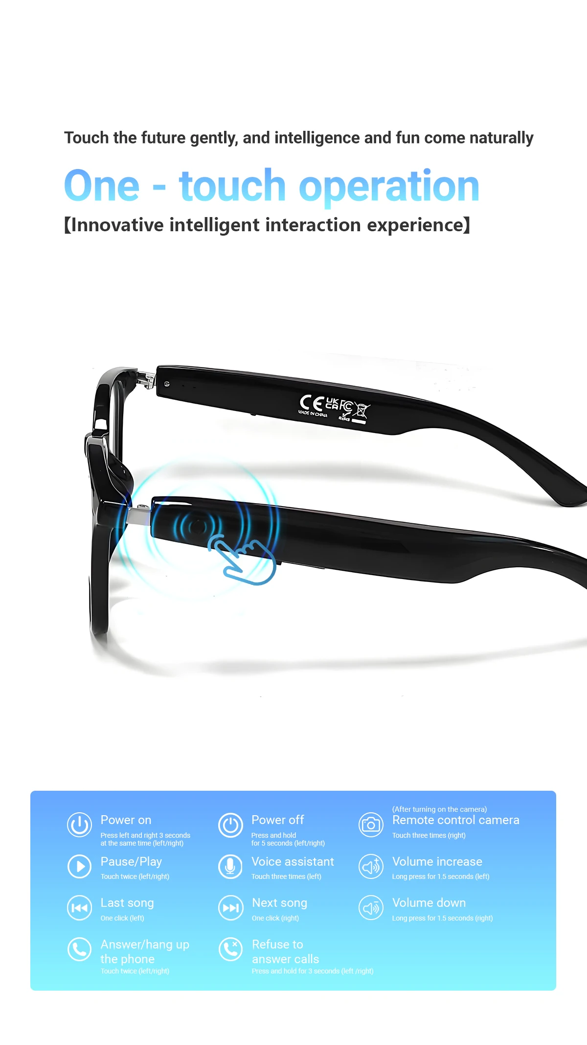 If you are searching for a supplier of a product with perfect quality control and highly competitive prices, which gives you an advantage in expanding your local market, then contact us now!  Competitive suppliers of  2025 Sanvnet F19 Outdoor BT Speaker Smart Glasses Audio Sunglasses Wireless Music Headset AI Translation Smart Glasses
