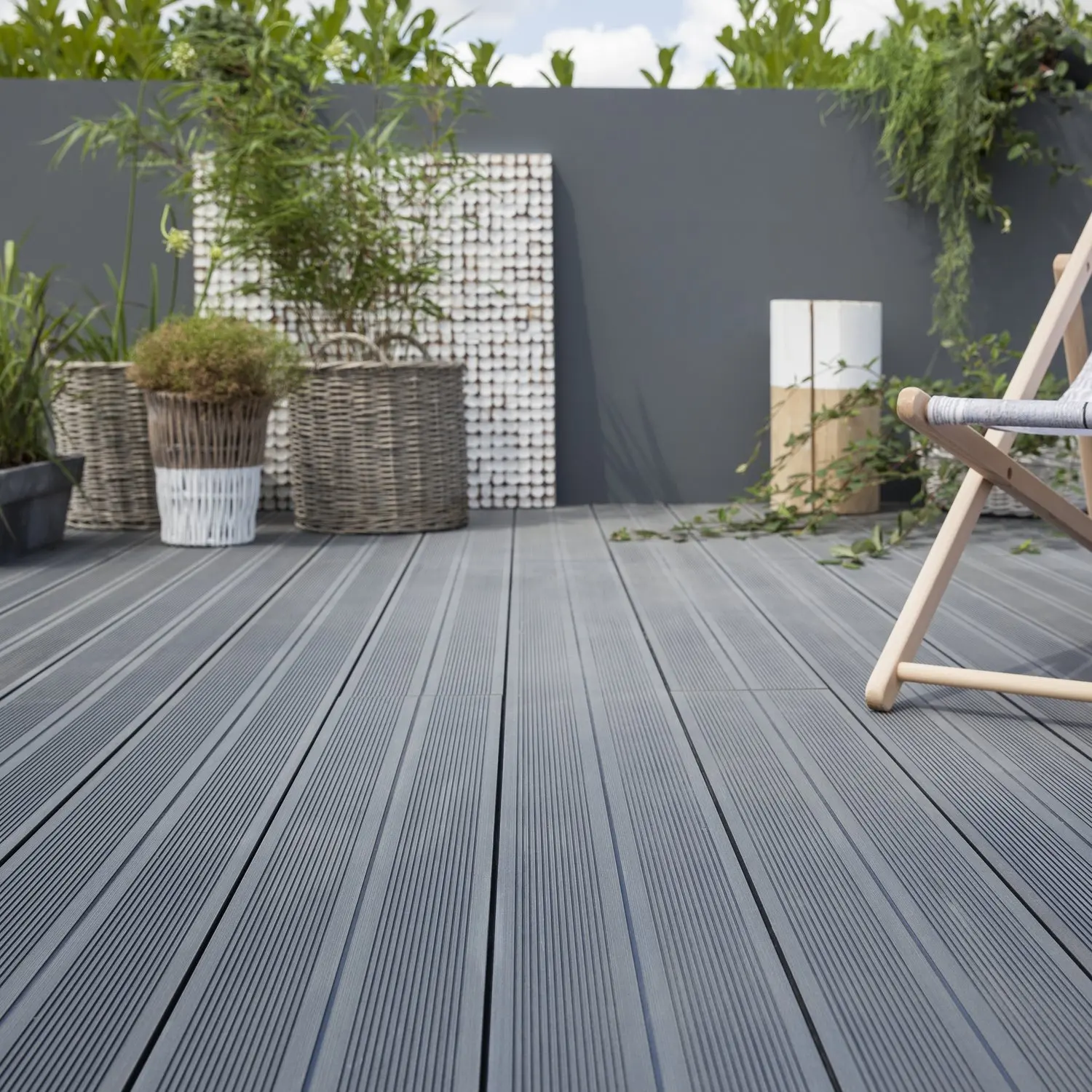 Outdoor Usage Wpc Deck Flooring Factory Prices Waterproof Interlocking Composite Decking