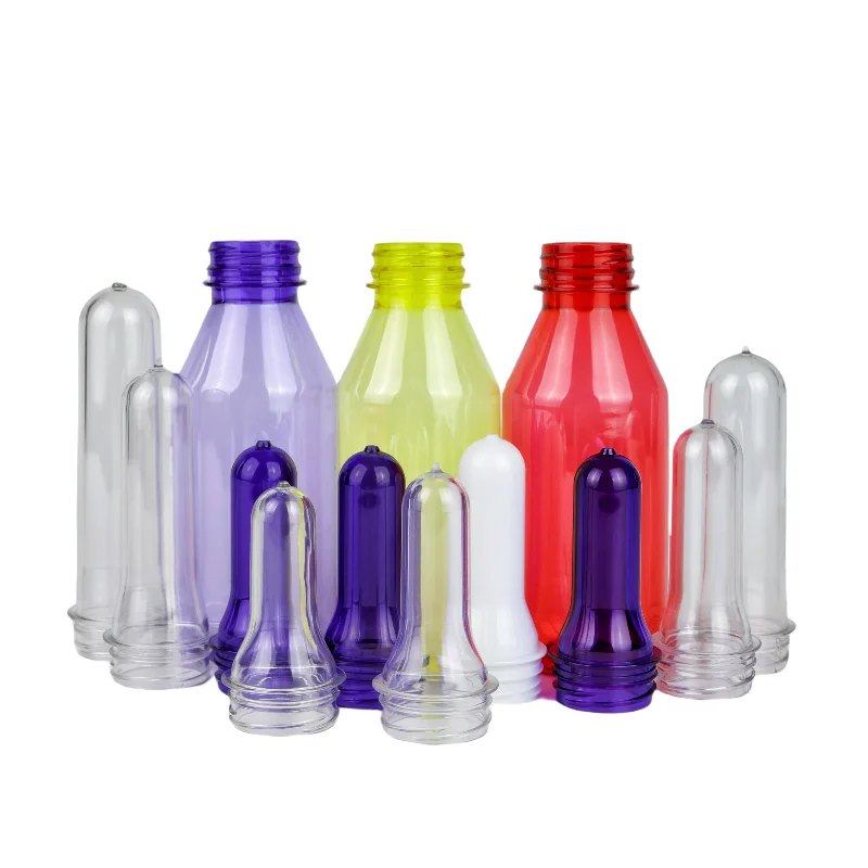 Factory Customized Pet Preform 38mm 2 Start/3 Start Plastic Bottle Preform PET Different Weight Multiple Colors Preform
