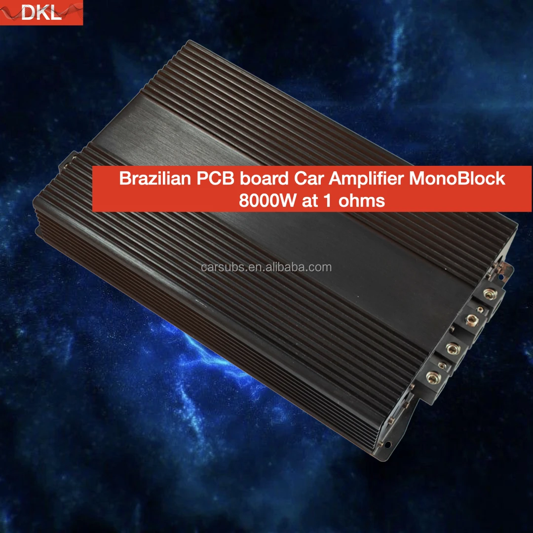 Brazilian Pcb Board Car Subwoofer Amplifier Rms 8000w Class D Max 1 Ohm