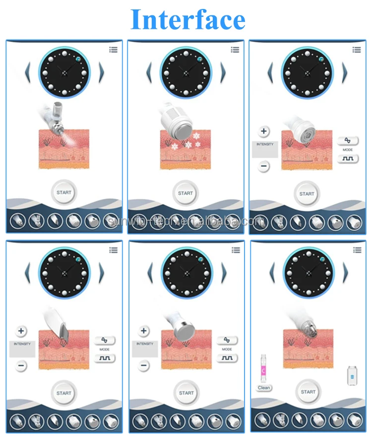 2024 6 in 1 Aqua Peeling Hydro Dermabrasion Machine Skin Cleansing for Clinic Beauty Salon Use