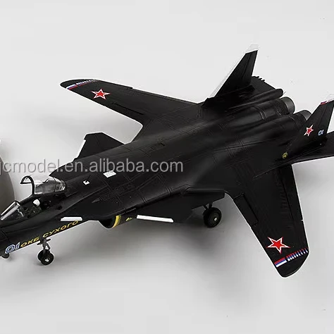 1/72 ダイキャスト製ミリタリーモデル SU-47 ロシア軍戦闘機 模型