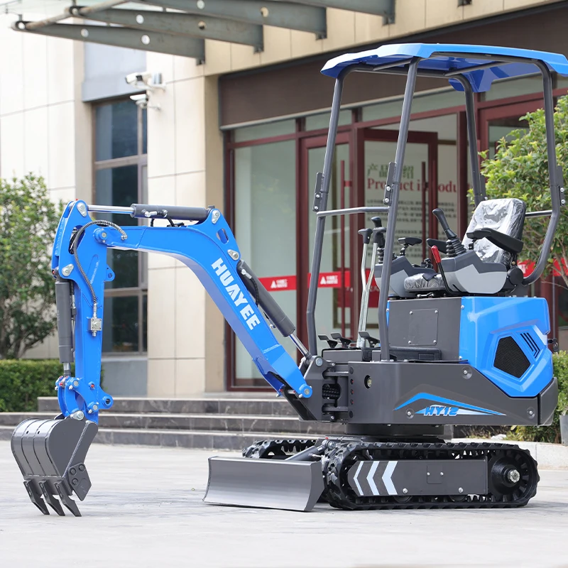 Cheap Price Mini Small Excavator 1 Ton High Quality Portable Farm Mini Bagger Manufacturer Fast Delivery Micro Digger 1.2 Ton