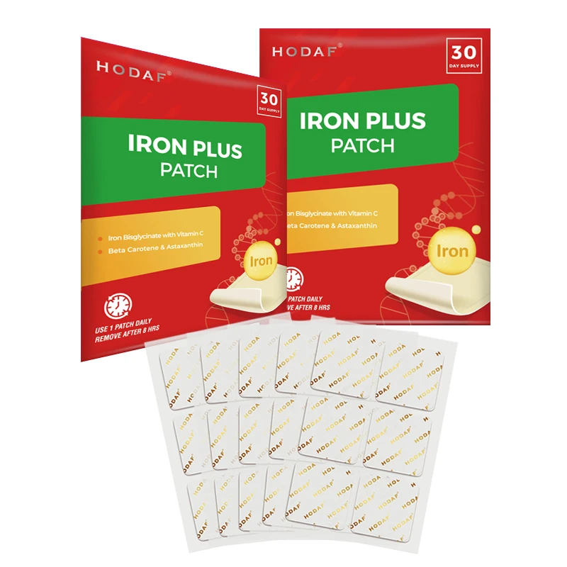OEM Help Iron Absorb Patch 30 Days Supply Safe Natural Topical Iron Patch