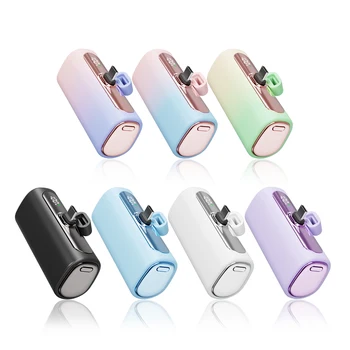 Kc Mini Capsule Power Bank With Type C Charging Port 18w Fast Charging ...