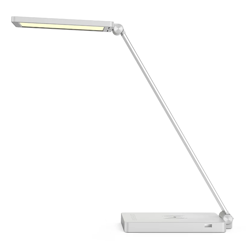 Tomei top-rated M95B wireless charger led desk lamp office desktop led desk lamp with usb charger student reading beside lamp