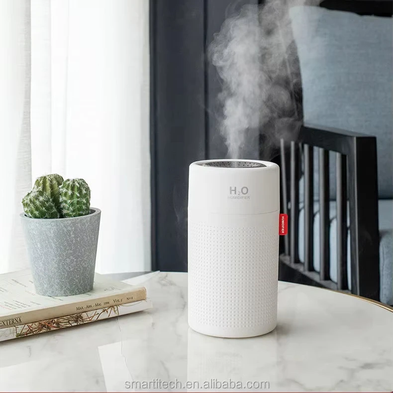Rechargeable USB 750mL Portable Air Humidifier Home Office Desktop Continuous Intermittent Spray Colorful Night Light Humidifier