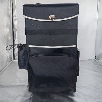 Heavy Duty Cleaning Caddy Tool Carrier Portable Housekeeping Bag Cart Wheelie Cleaning Bag Hotel Mobile Pack Trolley