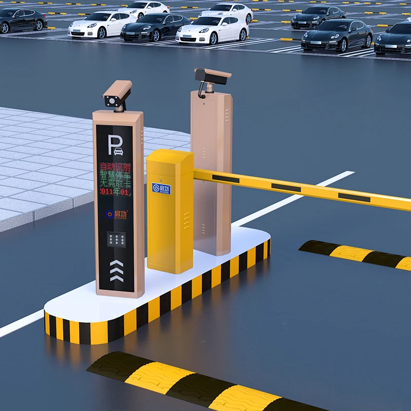 Hydraulic arm parking boom barrier gate automatic car park barrier system rfid access control barrier gate for parking