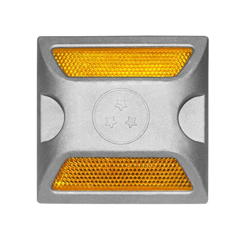 Cast Aluminum Sand-Filled Road Studs High-Speed Tunnel Guide Signs Double-Sided Reflective Raised Road Signs Traffic Safety