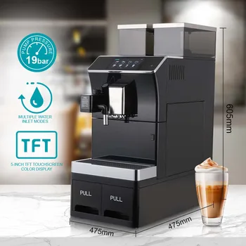 WINNINGSTAR エスプレッソマシン 黒 H8690fae60cbf4ea6936d9eea6b248