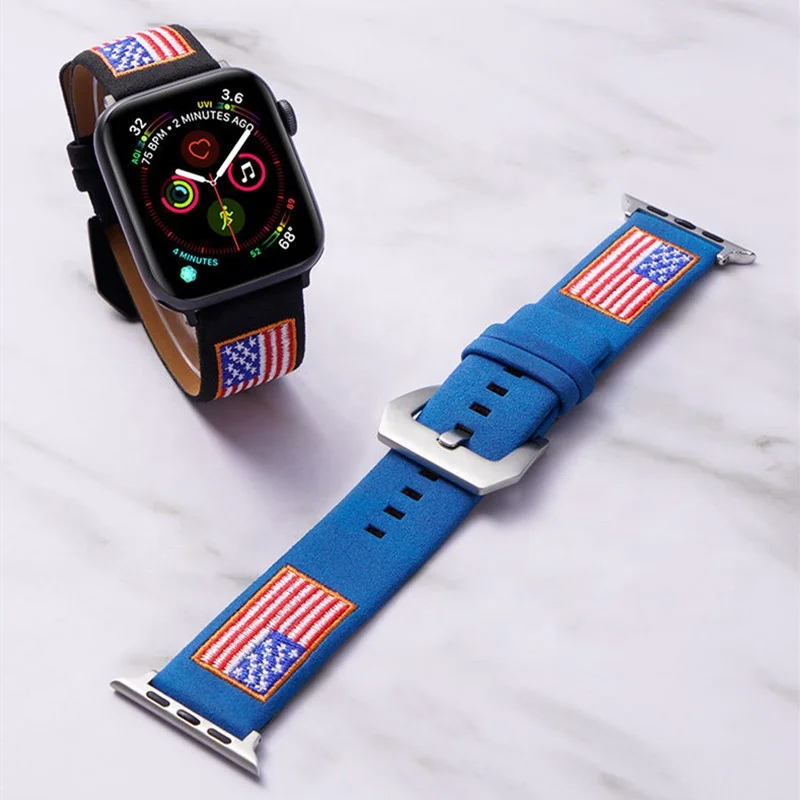 American Flag Apple Watch Band  American Flag Apple Watch Bamd - Silicone  Strap - Aliexpress