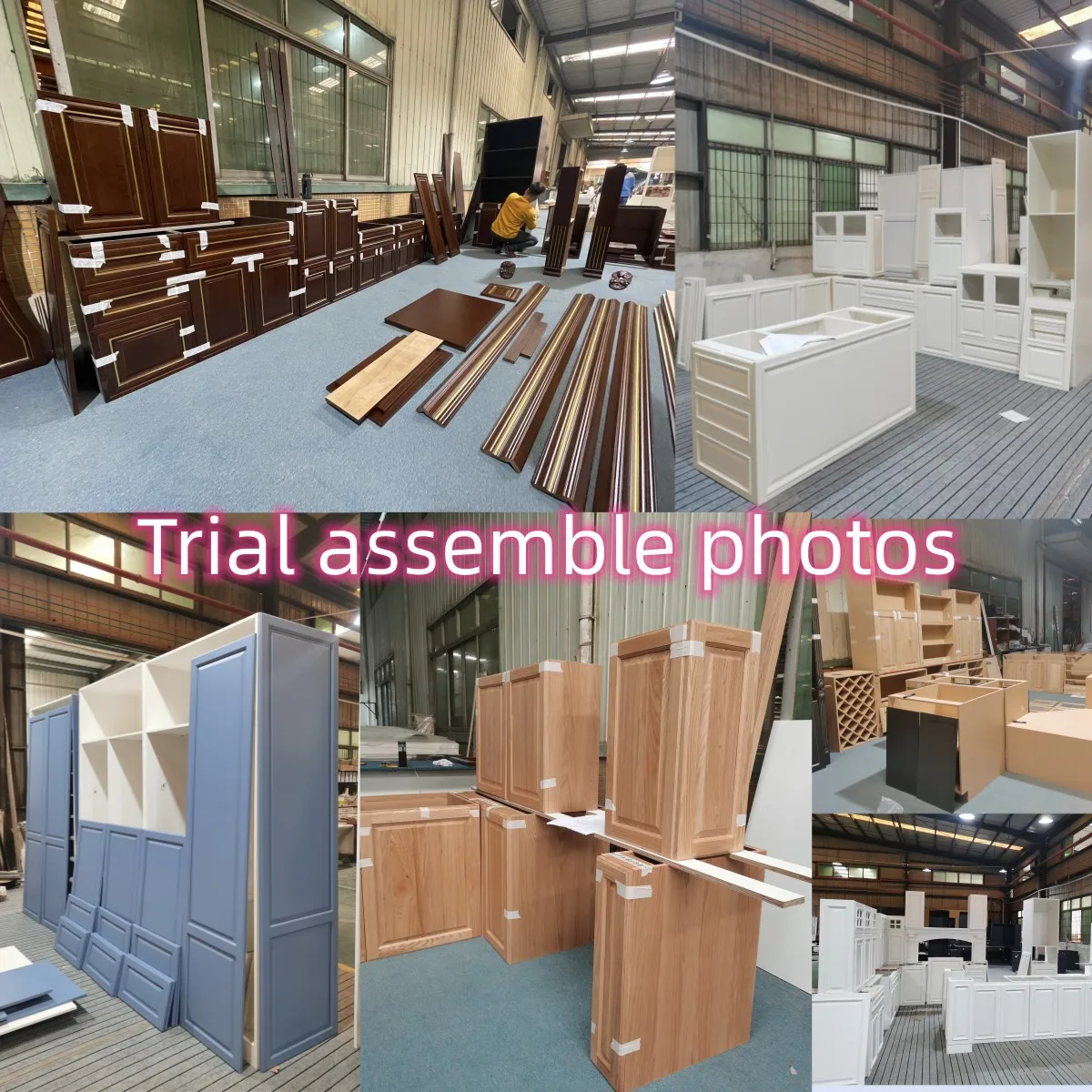 CBMMART Custom Full Set High Gloss Lacquer Black Gray Burgundy Wine Color Red Cherry Cedar Wood Modern Design Kitchen Cabinets