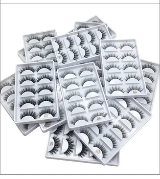 F810 F820 F830 F840 F850 G800 factory wholesale price 5model 5pairs Eye Lashes Natural false Eyelashes 5 pairs 3D mink eyelashes