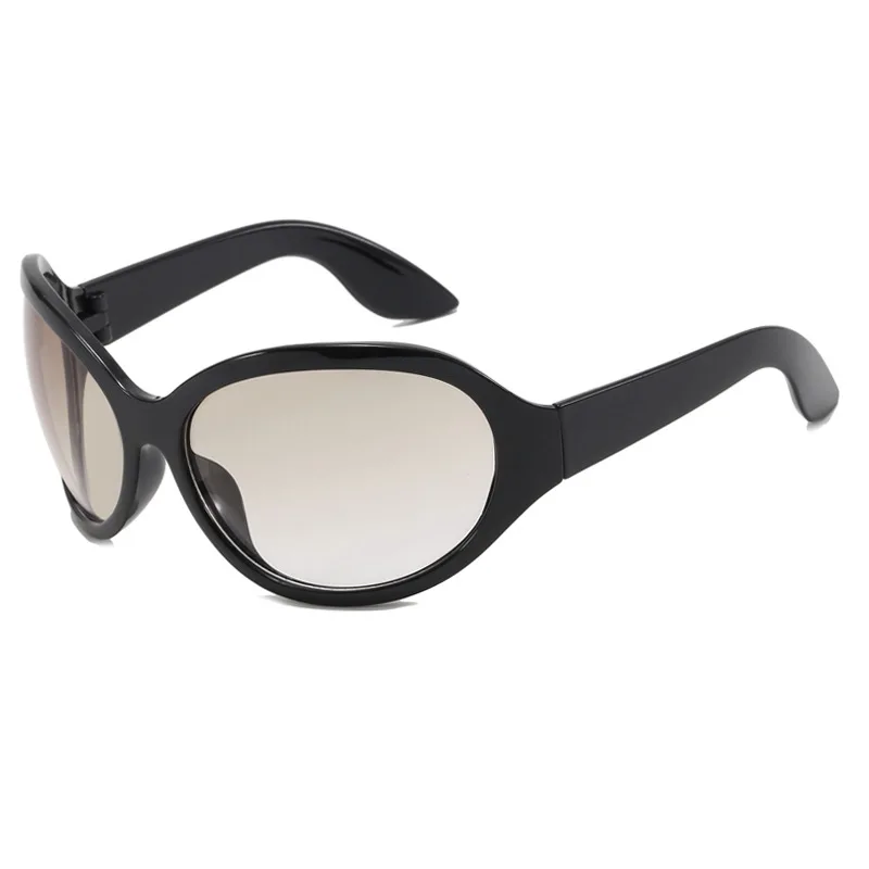 New Oversized Fashion Sunglasses for Women Men Wrap Around  display picture 1