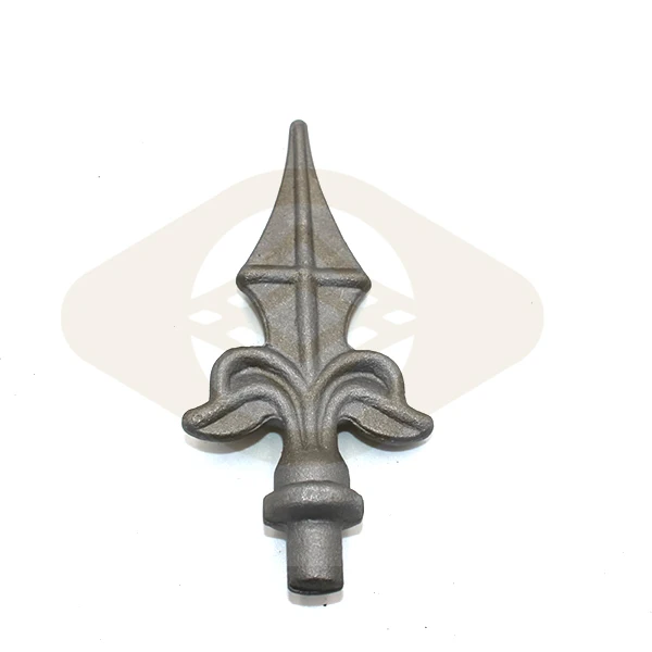 Hot Selling Ornamental Customized Forged Weldable Iron Accessories Fence Gate Spear Point