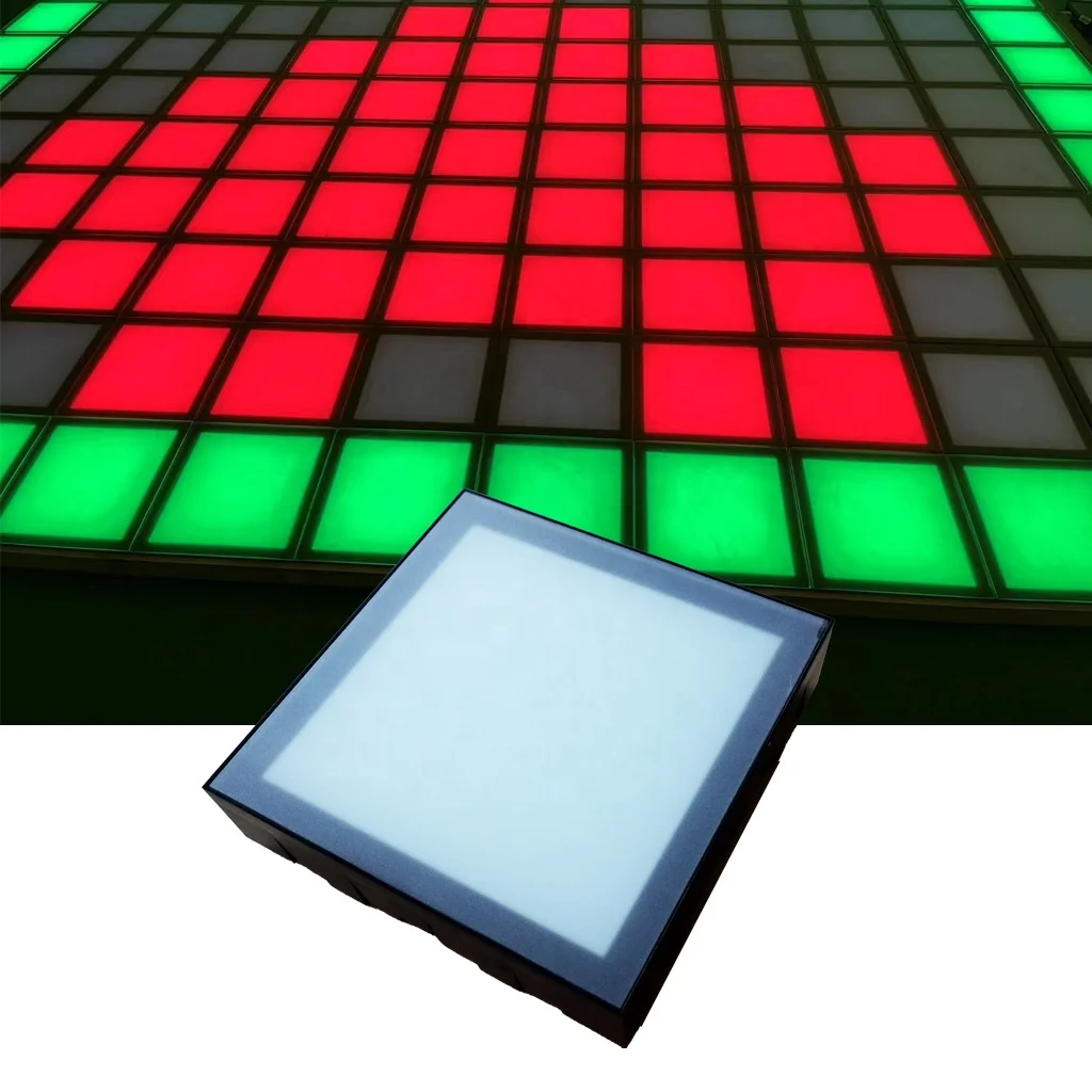 Factory Price 30x30cm Interactive Led Game Floor Java Game Led Floor