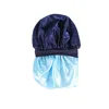 Navy blue and light blue