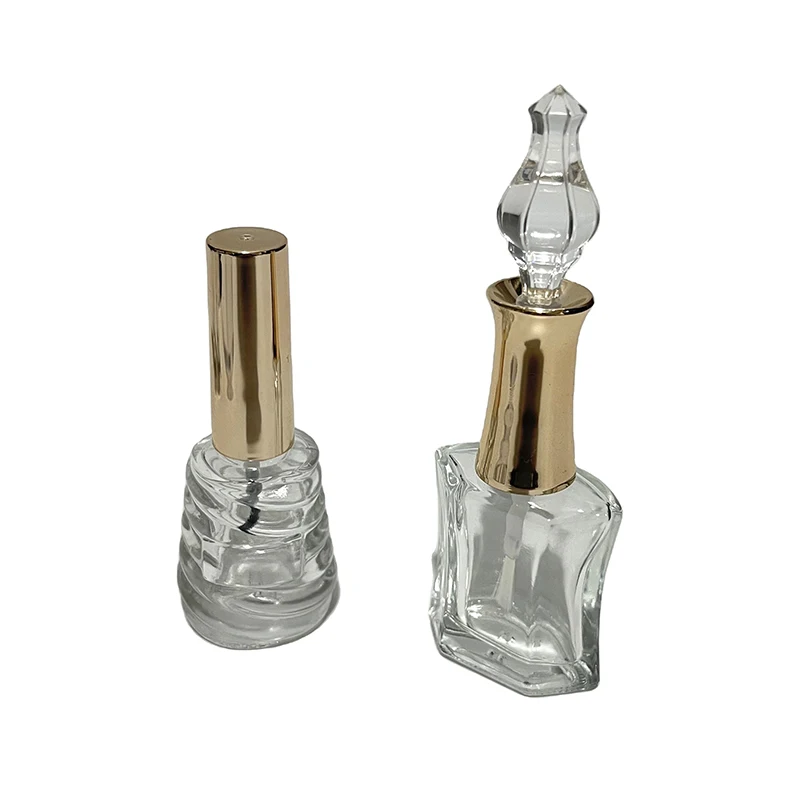12ml Transparent Nail Polish Bottle With Brush