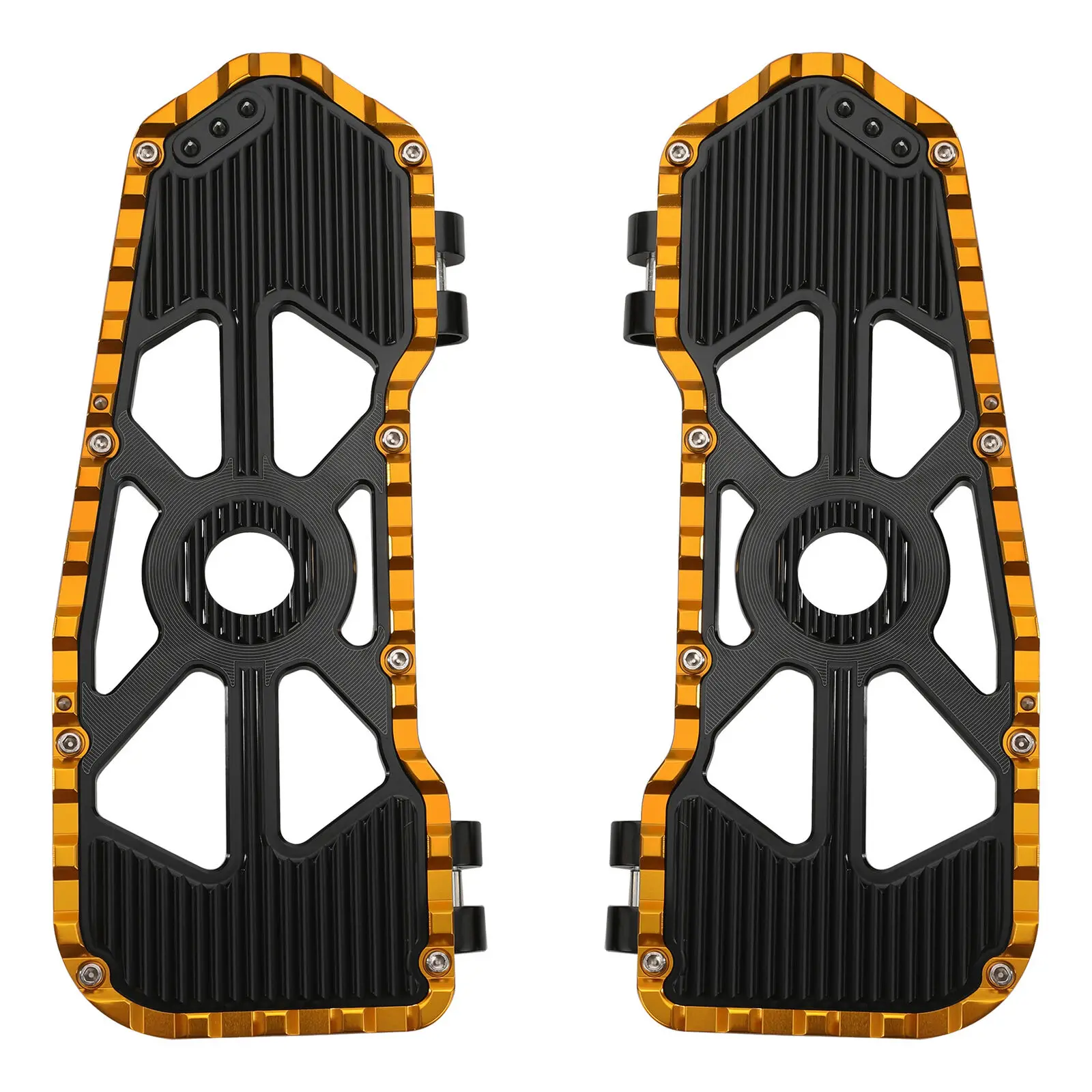 CBだ XINMATUO XF2906C576-J Black Rider Driver Footboard for