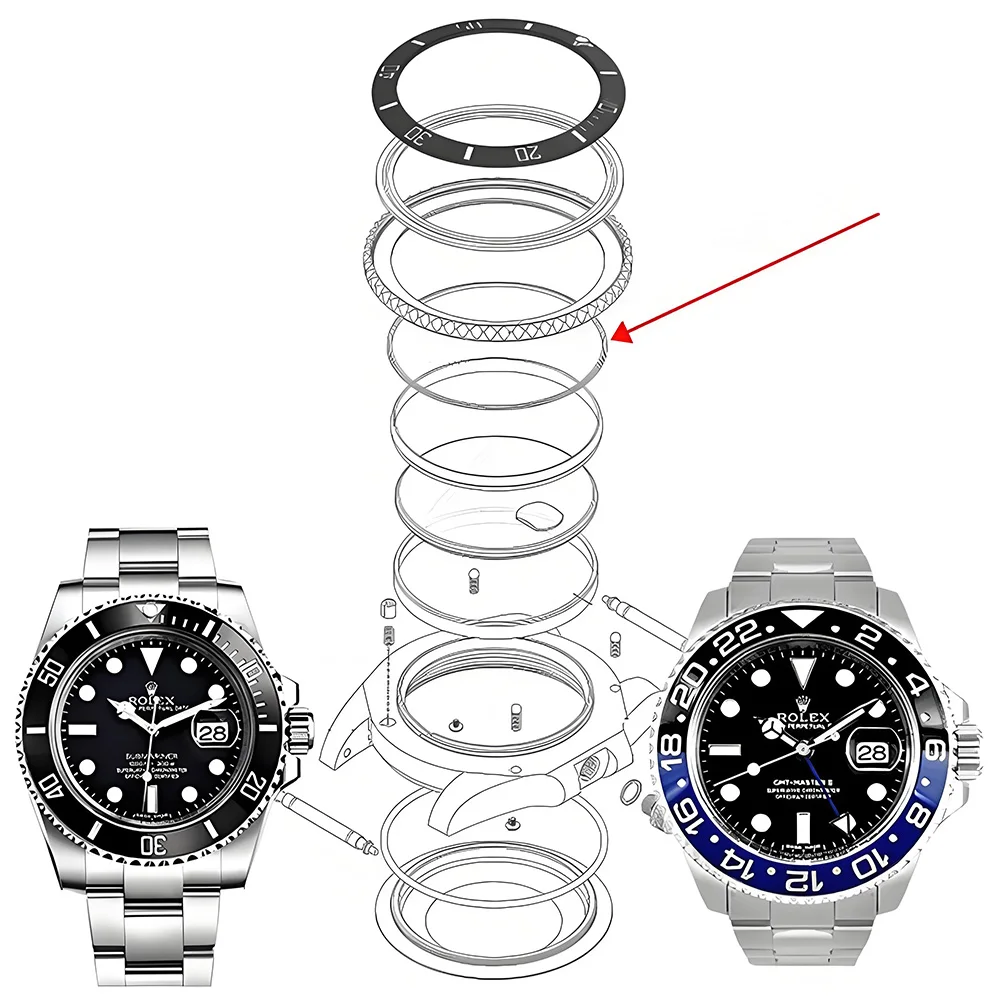 Factory Customized High Sealing 0.01mm Accuracy / Wear Resistance Silicone O-Ring Seal Rubber Watch O Rings Gasket for Watches