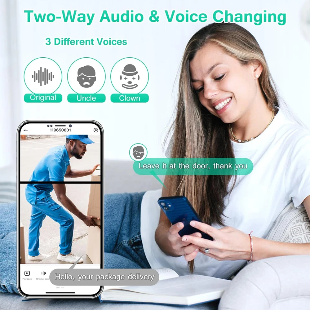 Microphone Ring Doorbell Two Way Audio Not Working CloudEdge 5MP