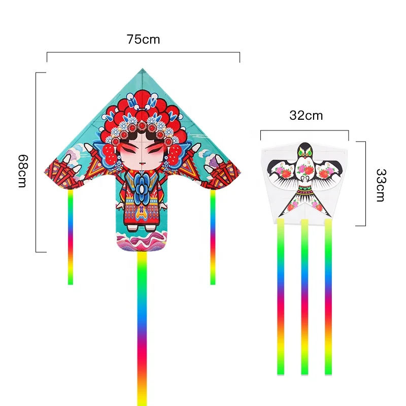 Low Price Factory Directly Provide Kite Delta Animal Fishing Rod  Kites for Kids  Plastic Kite