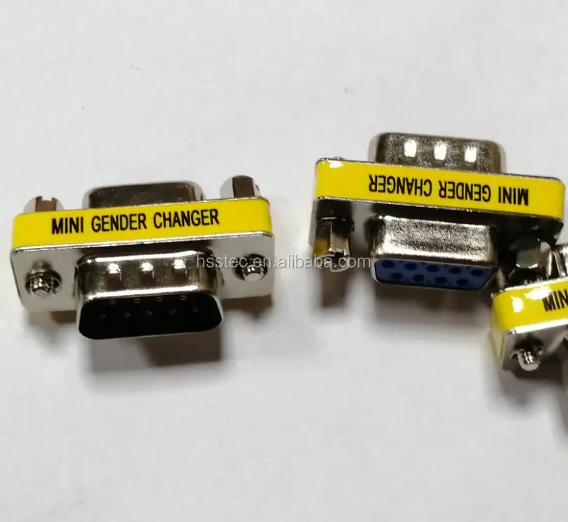 D-sub 9 Контактный Разъем Для 9-контактный Женский Мини Гендер-чейнджер ...