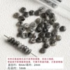 Black Flash Stone 4*2 Abacus Beads 10pcs