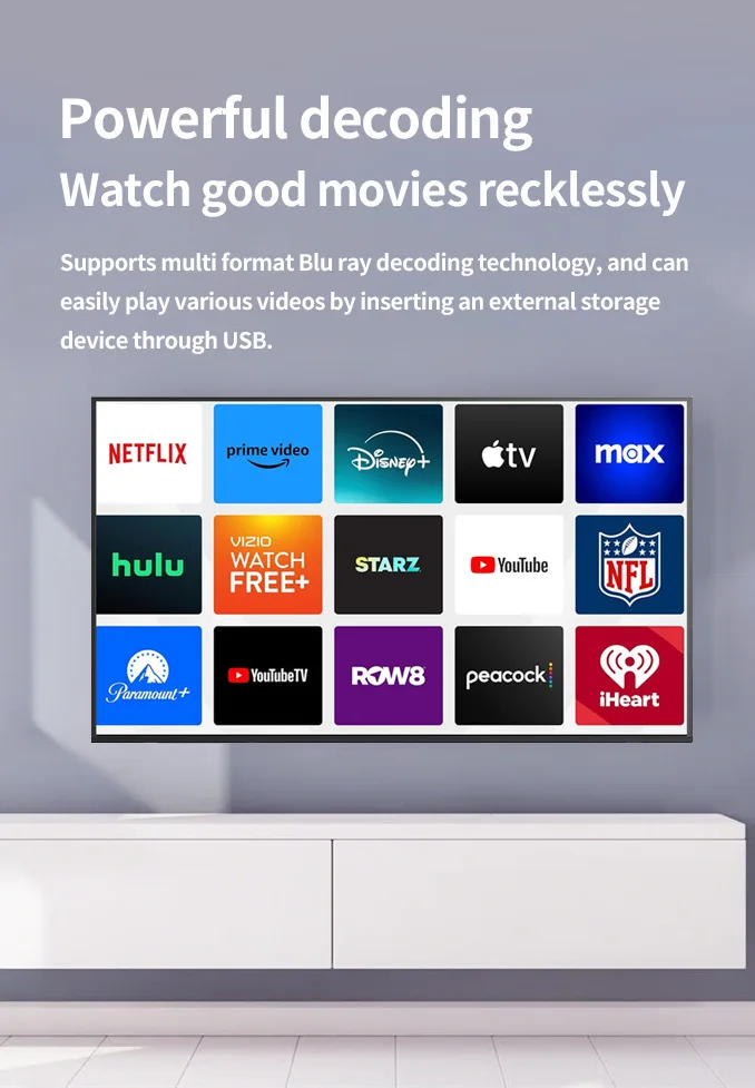 原装制造商工厂智能迷你Qled电视接受定制发光二极管32 43 50 55 65 75 85英寸2k 4k 8k安卓智能