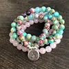Ros Quartz with Yoga charm