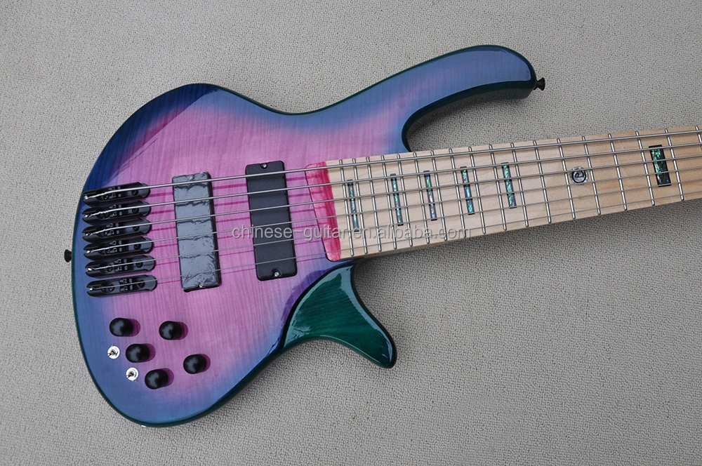 Flyoung High Quality 6 Strings Electric Bass Guitar Profectional Bass Guitar Amplifier Guitar