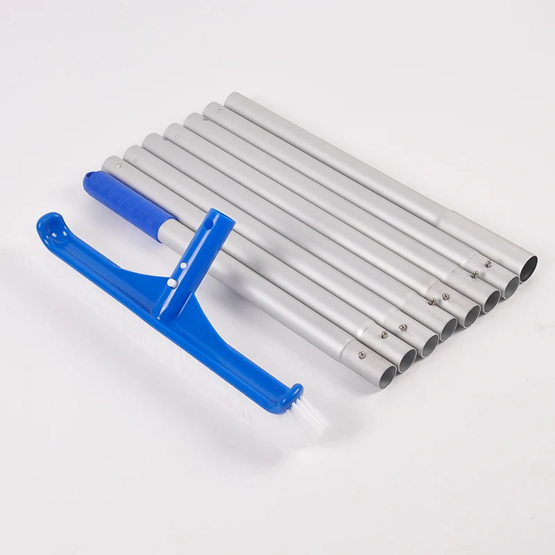Pool Brush Head for Inground Pools Curved Edge for Corner Wall Tiles Steps Vinyl