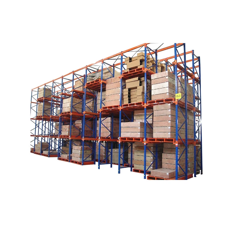 The storage space utilization rate of drive-in shelves can be increased by more than 30%, and through shelves (drive-in shelves) are widely used in wholesale, cold storage and food and tobacco industries.