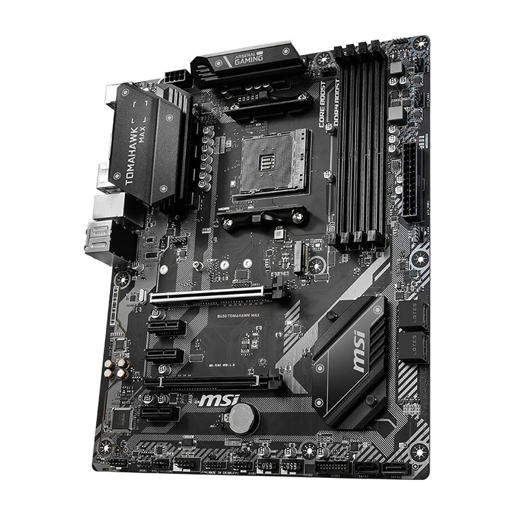 MSI B450 TOMAHAWK MAX - AMD R5 3600X CPU Gaming Motherboard