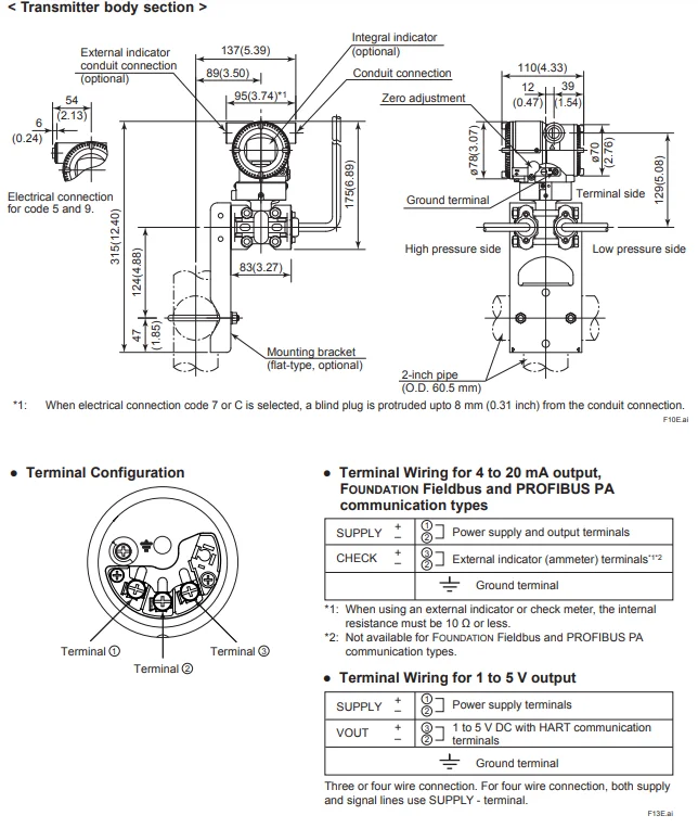 Yokogawa Differential Pressure Transmitter With Remote Diaphragm Seals