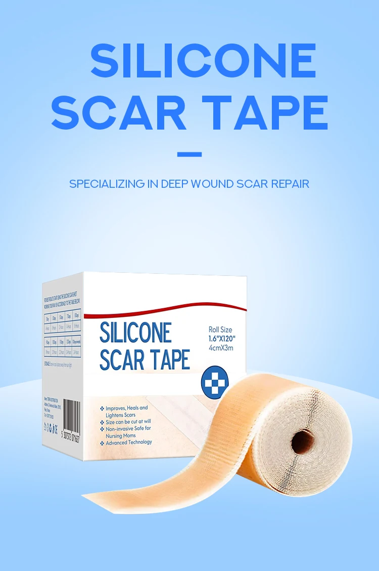 Medical Grade Silicone Gel Dressing Scar Removal Patch Self Adhesive Scar Repair Tape Patch