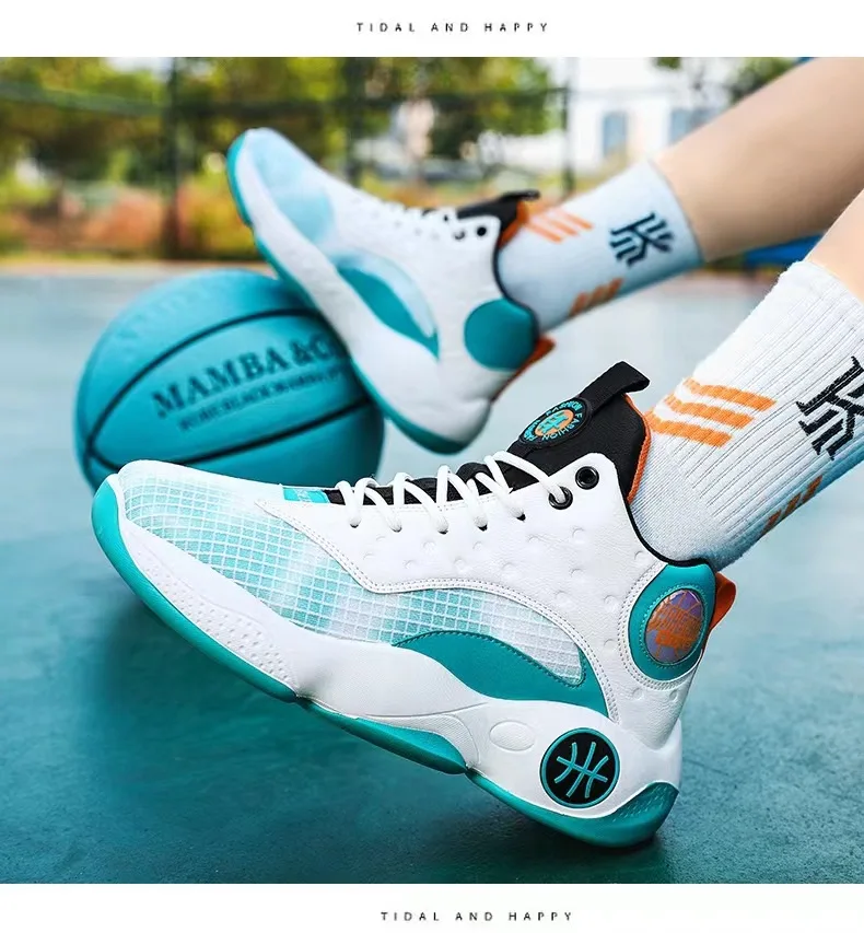 Summer New Mesh Breathable Sports Shoes Youth Actual Combat Basketball