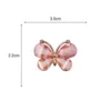 Single RSA-0173-Pink Acrylic Butterfly